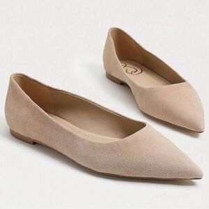 Sam Edelman Elegant Pointed Beige Women's Flats Size 9.5